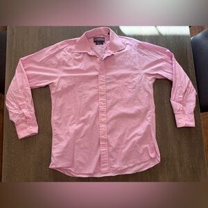 VINEYARD VINES PINK GINGHAM CHECKERED CLASSIC FIT BUTTON UP - Size 16/34 SKU:478